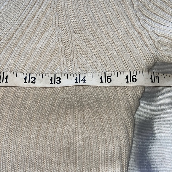 NWT Happily Grey Cream Ribbed Knit Button Accent Front Sweater Maxi Dress Ivory - Picture 5 of 14